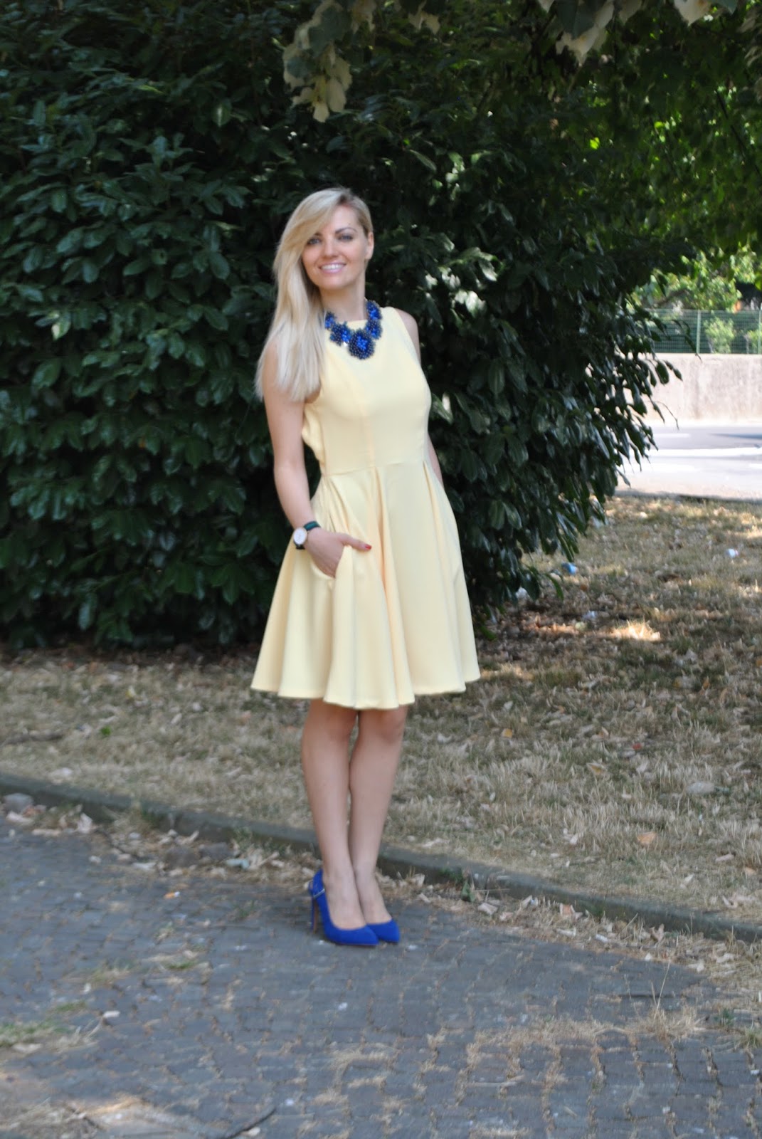 Giallo var. abito dress yellow