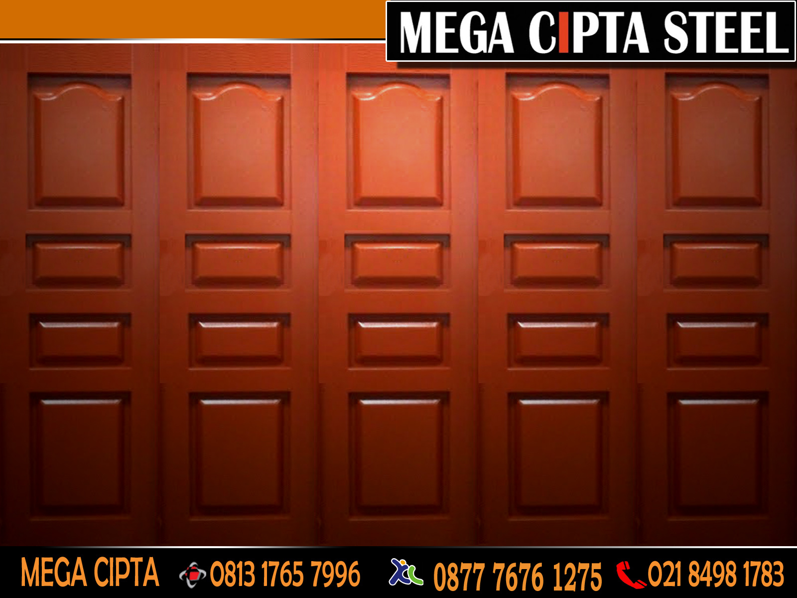 SEKAT RUANG FOLDING DOOR PVC MEGA CIPTA Bekasi Depok PINTU GARASI
