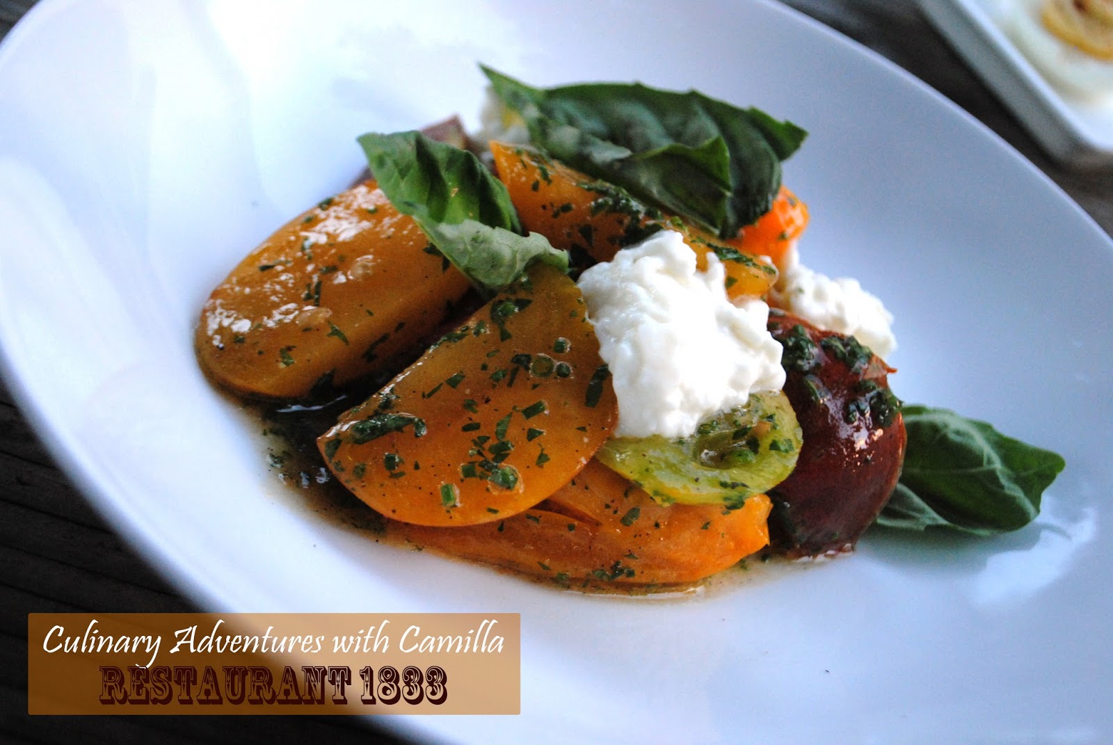 Fall Break Dates Restaurant 1833 Tasting Notes