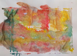 watercolor arabic gum kent prints embossed wrinkles making