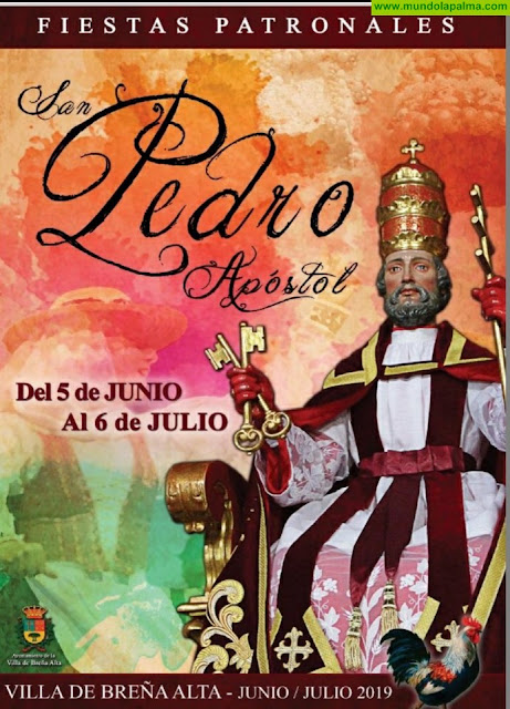 Breña Alta celebrará este fin de semana el día grande de su Patrón, San Pedro Apóstol