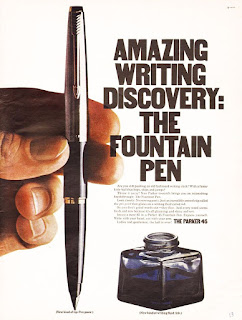 parker fountain pen vintage vintage fountain pen print advertisment