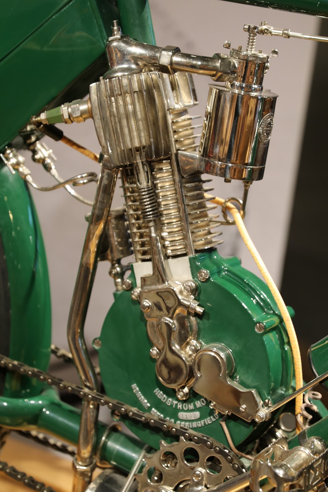 OldMotoDude: 1905 Indian Camel Back on display at the Barber Vintage