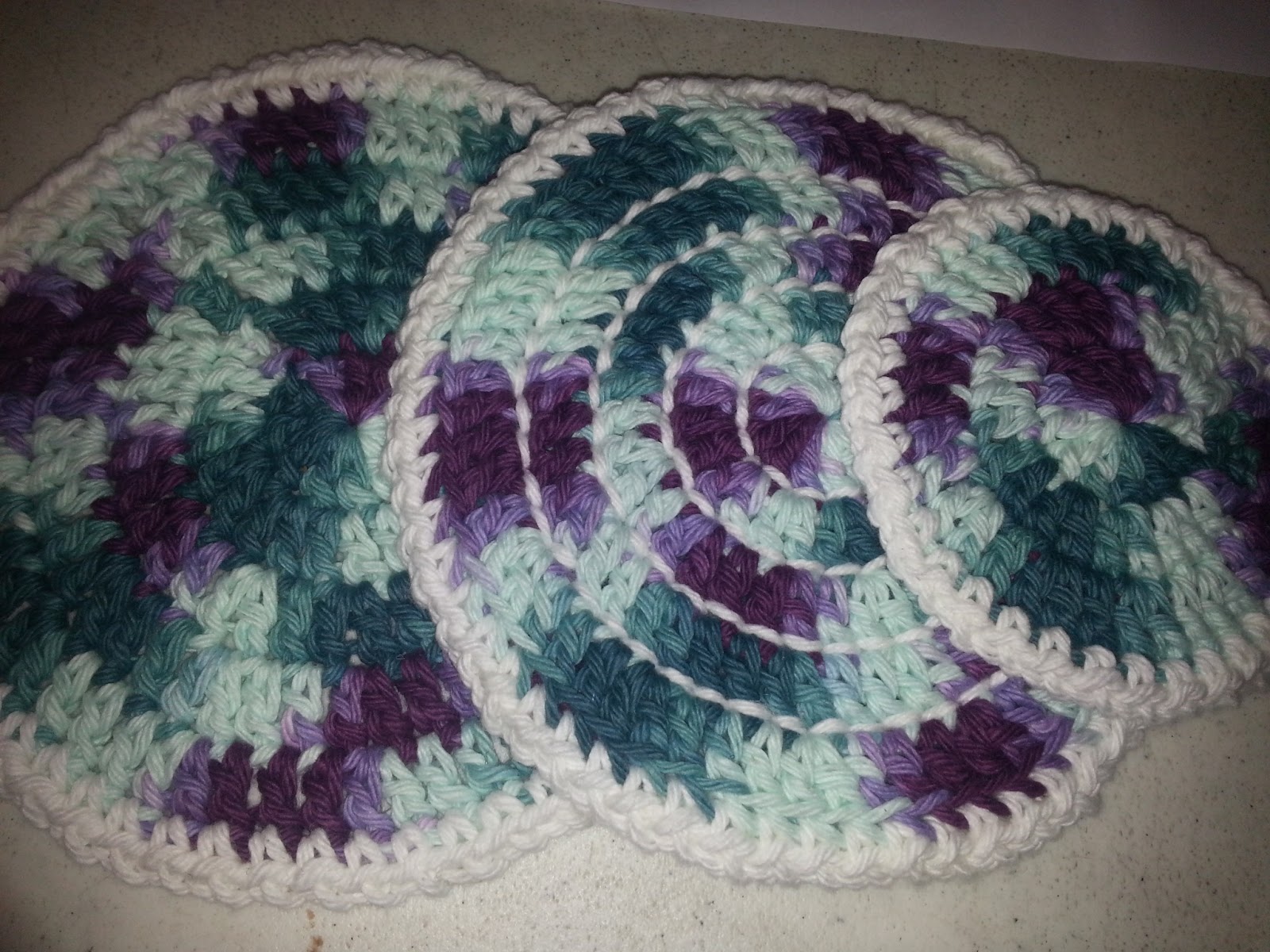 My Crafty Creations Free Crochet Pattern Basic Round Coaster