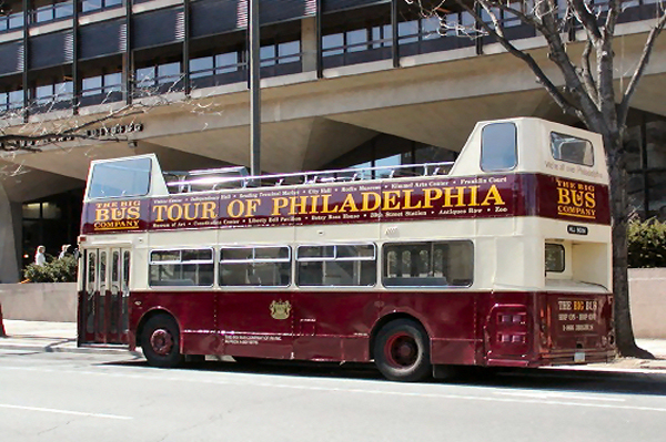 philadelphia tourist bus