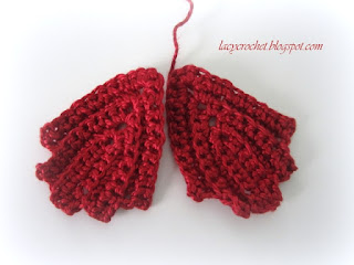 Irish crochet leaf free pattern