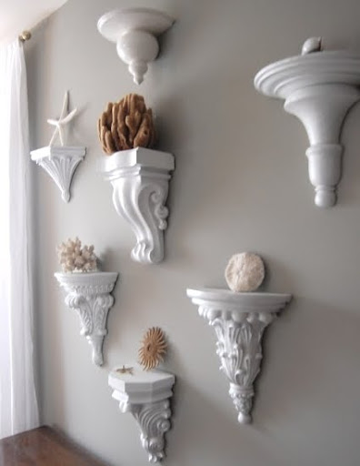 Wall Sconce Shelves To Display, Decorative Sconce Shelves