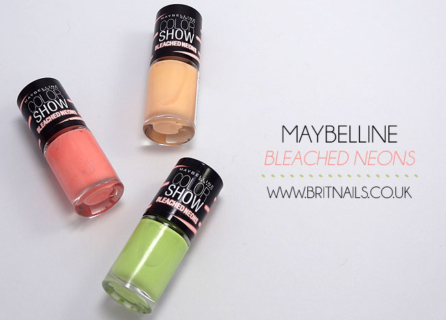 Maybelline Bleached Neon Collection