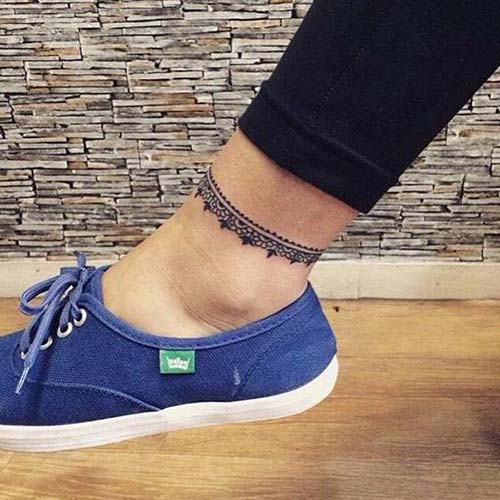 ankle band tattoo ayak bandı bilek dövmesi ankle band tattoo ayak bandı bilek dövmesi