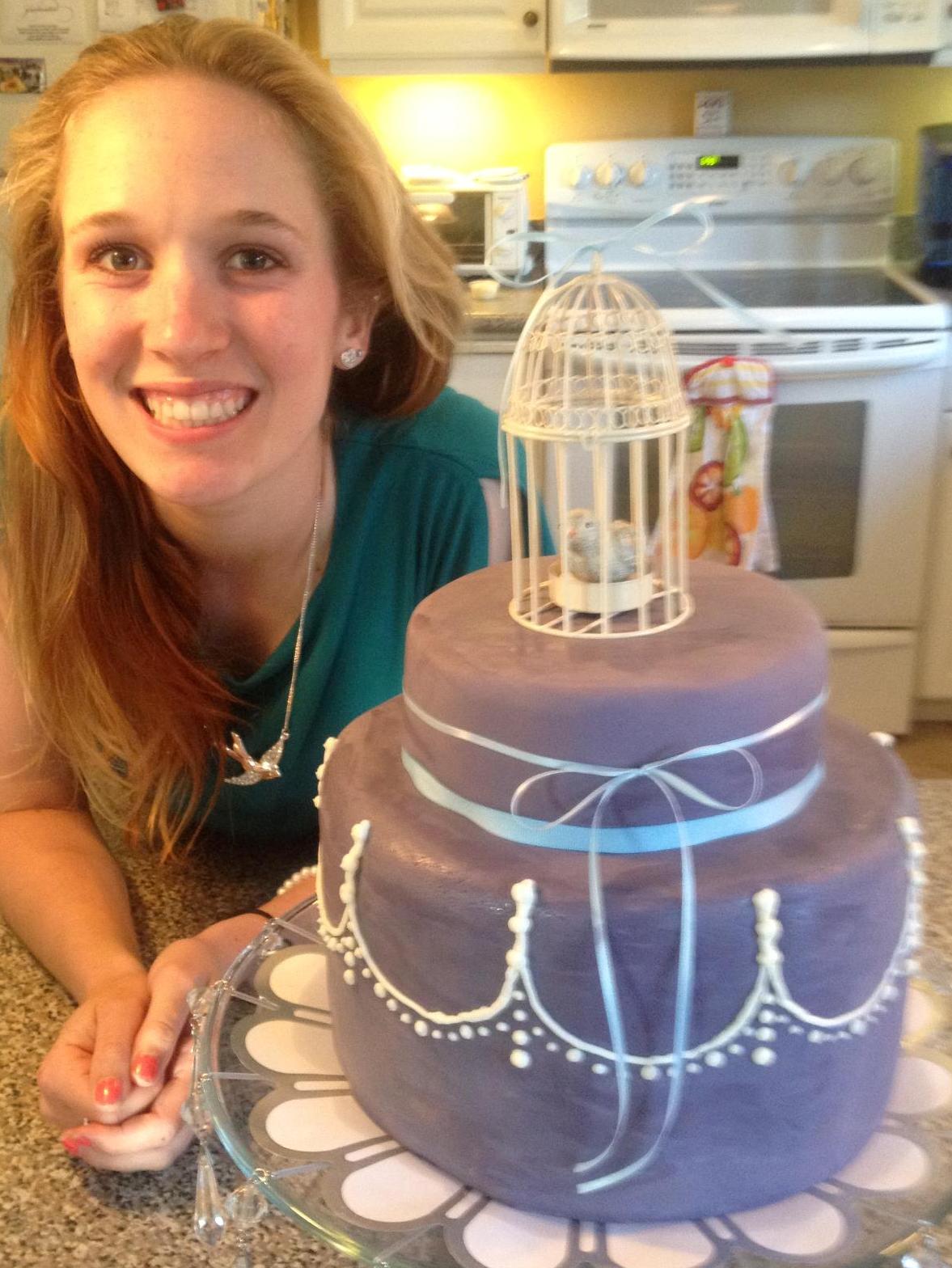 Aimeejo Desserts Kallies 18th Birthday Cake Bird Cage