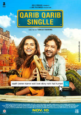 Qarib Qarib Singlle 2017 HDTV 350MB Full Hindi Movie Download 480p