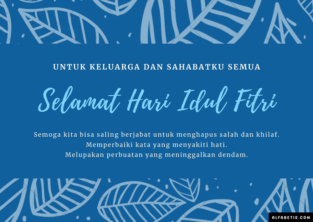 Kata kata ucapan idul fitri 2021