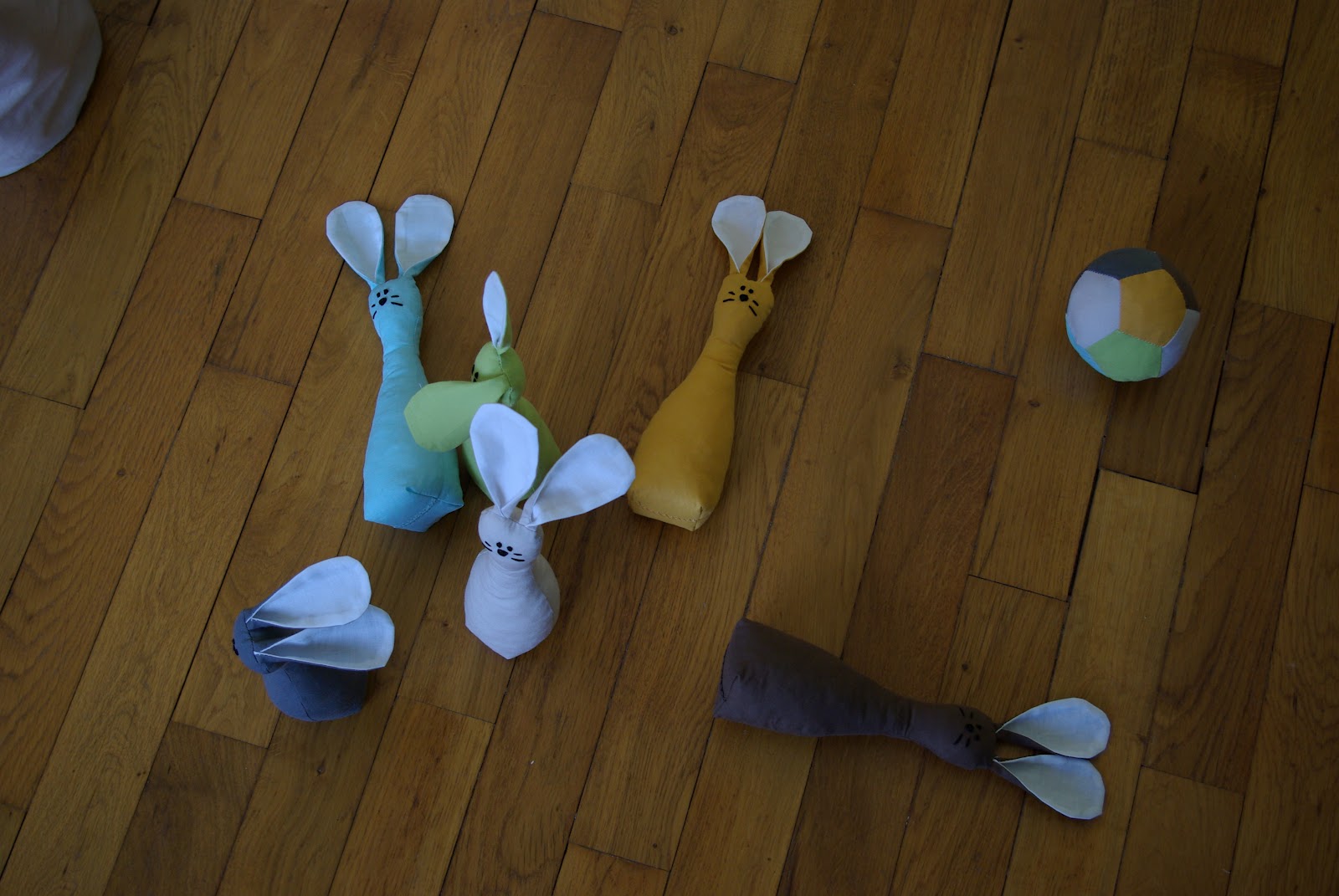 So' home made Bunny bowling