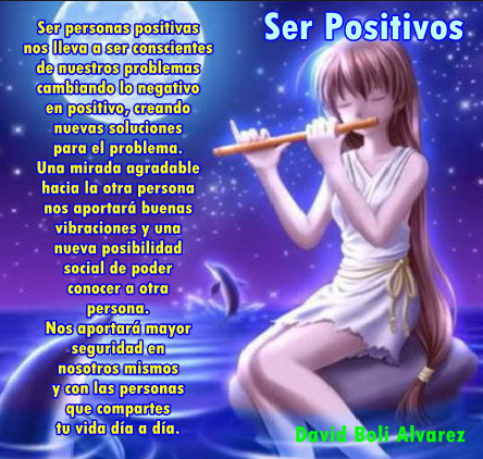 Ser positivos