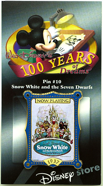 GWP Snow White and the Seven Dwarfs Map Card Disney Pin 15359 DL