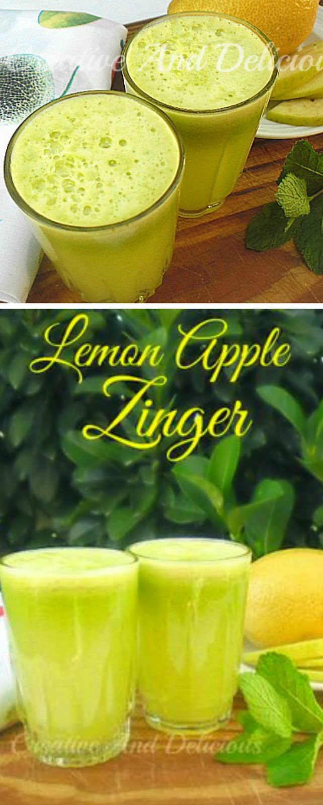 Lemon Apple Zinger | With A Blast