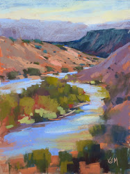 plein air painting bother why 18x24 margulis abiquiu pastel karen