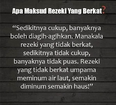 Image result for rezeki berkat