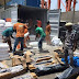 Photos Of "Pump Action" Riffle, Concealed In POP Cement & Intercepted By Customs