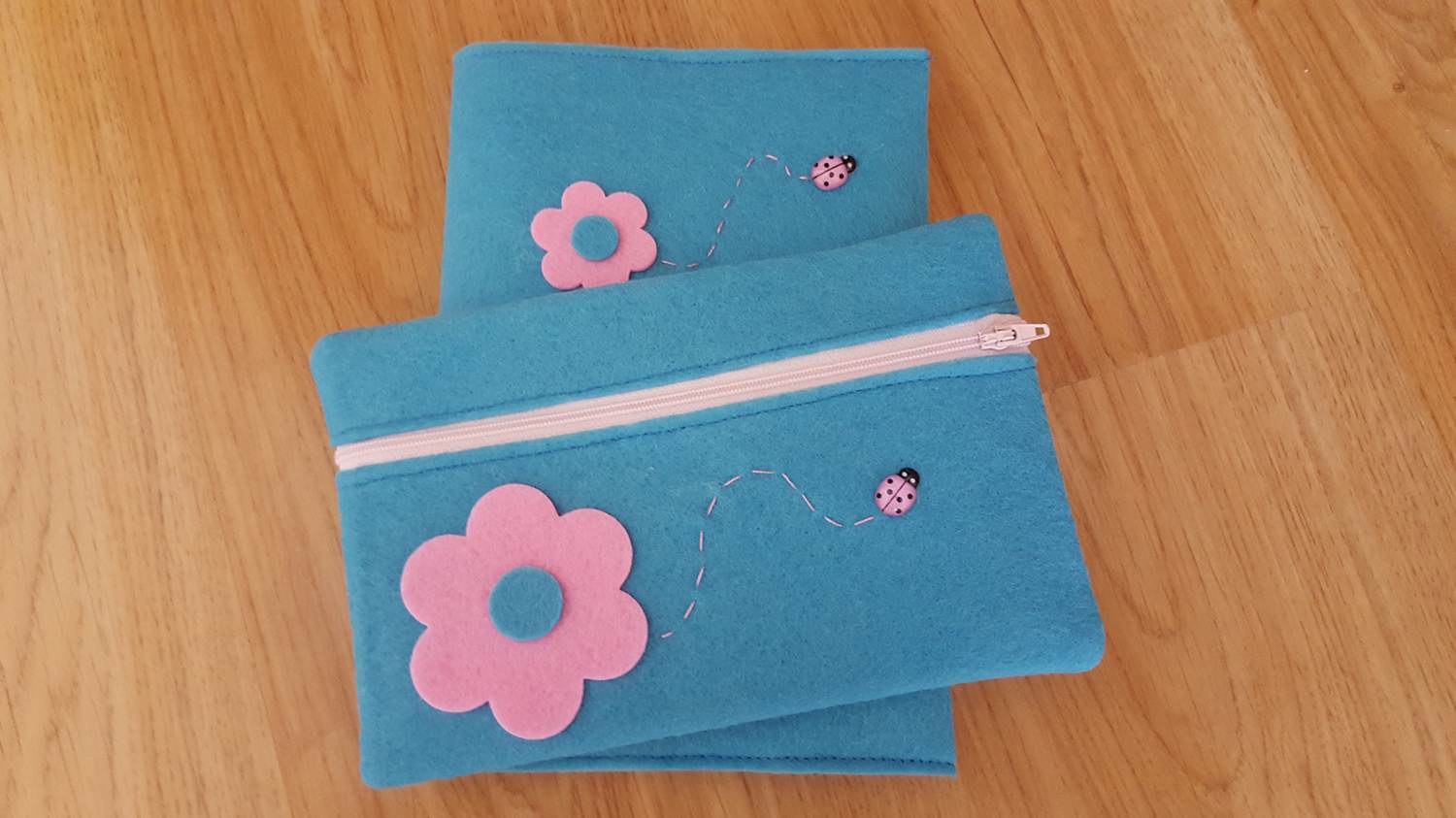 10minutes DIY felt zipper pouch Keeping it Real