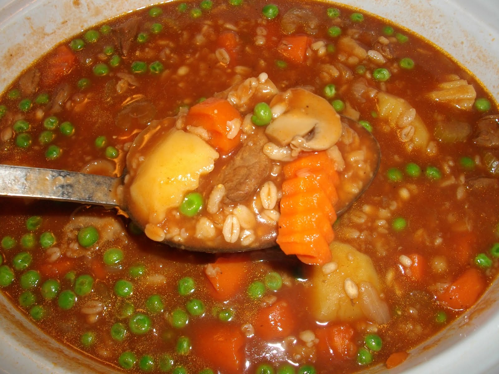 Domestic Goddess's Recipe Box: Crock-Pot Venison Barley Stew