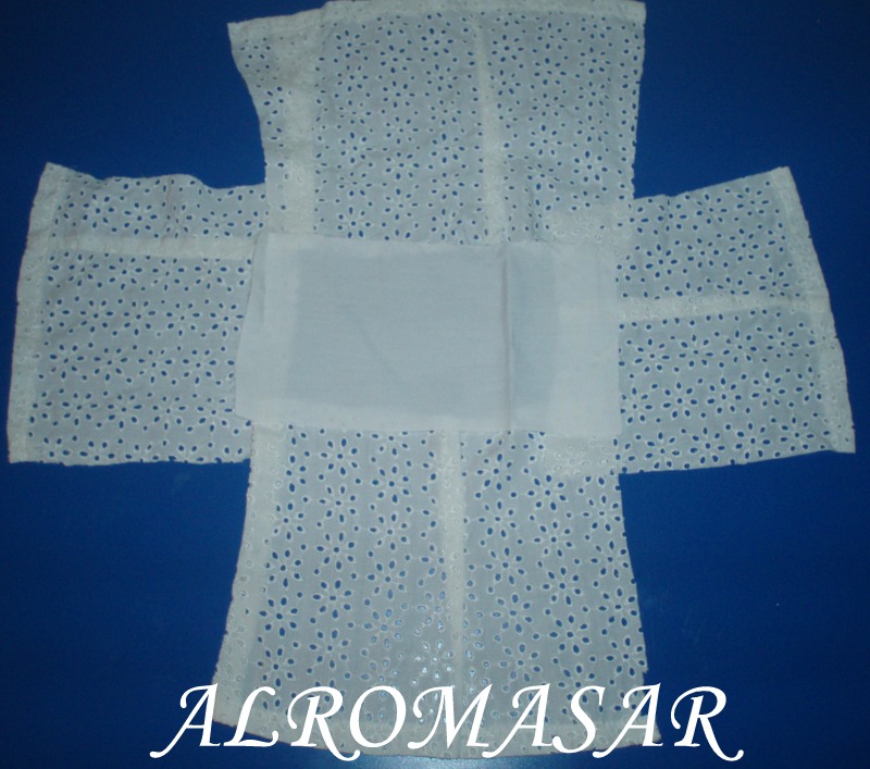 ALROMASAR Funda para decorar un canasto de mimbre ALROMASAR Funda para decorar un canasto de mimbre