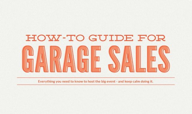 Image: How-To Guide for Garage Sales #infographic