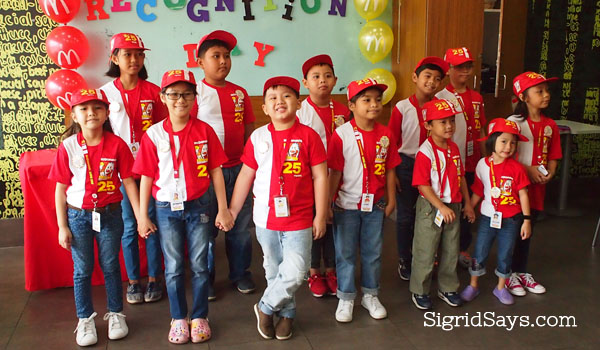 McDonald's Kiddie Crew Workshop and Jollibee Mini Managers Camp