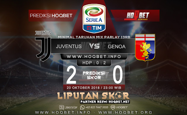 Prediksi Juventus vs Genoa 20 Oktober 2018 http://www.liputanskor.com/