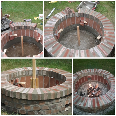 Diy Brick Fire Pit In One Weekend The, Making A Fire Pit Out Of Bricks