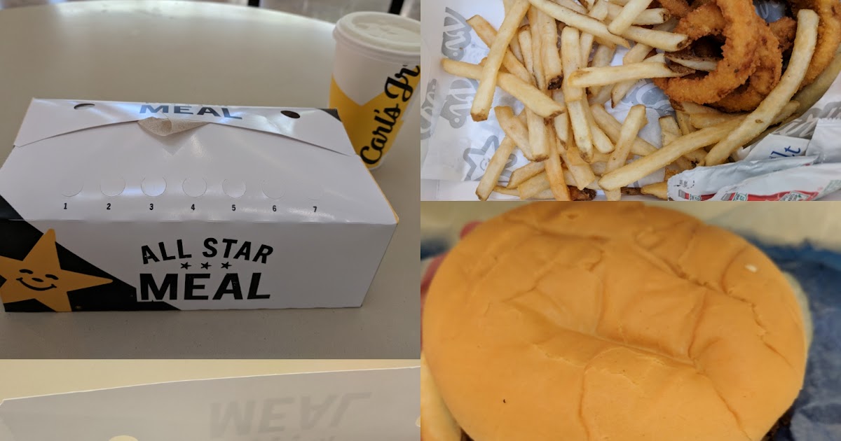 5 All Star Meal from Carl's Jr. Julie's Dining Club