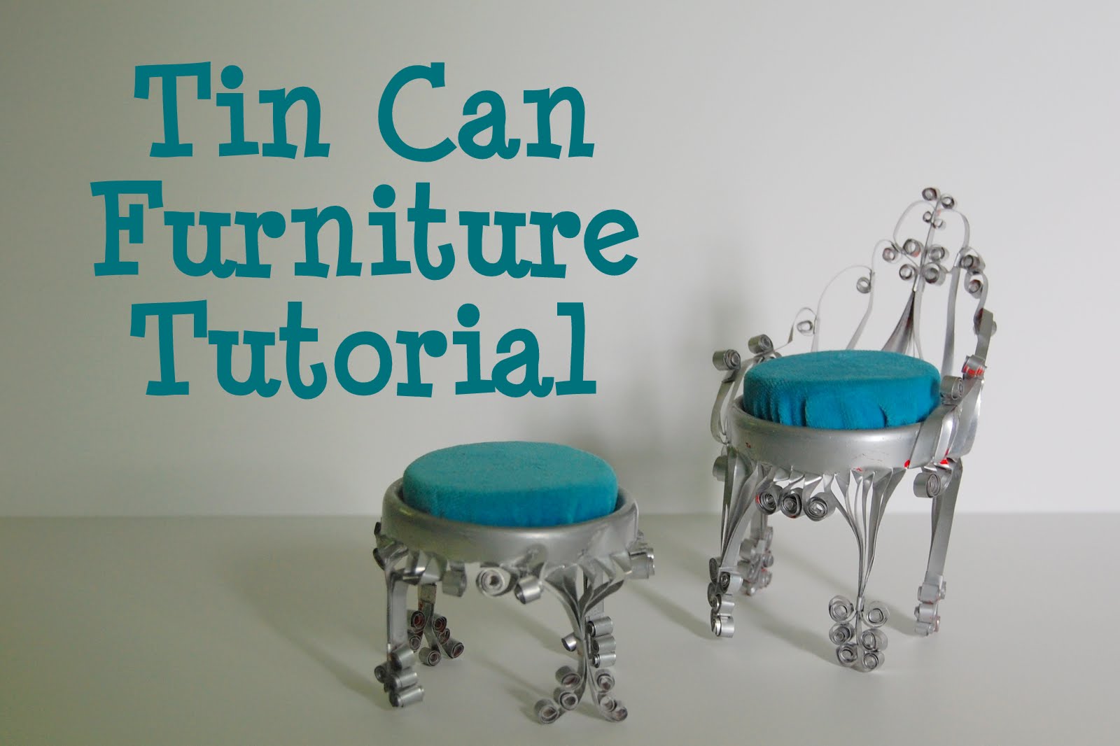 The Busy Bug Life Tutorial Tin Can Dollhouse Chair