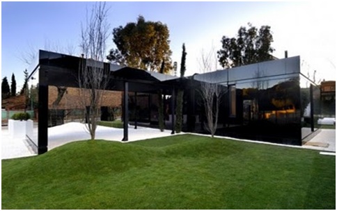 BLACK HOUSE FACADE A-CERO MODULAR HOMES