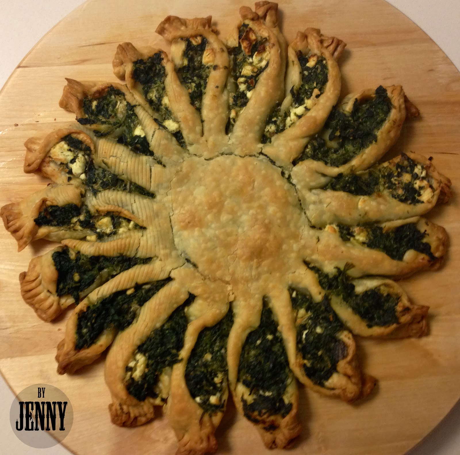 My Kitchen Diary Spinach pie for the Christmas table