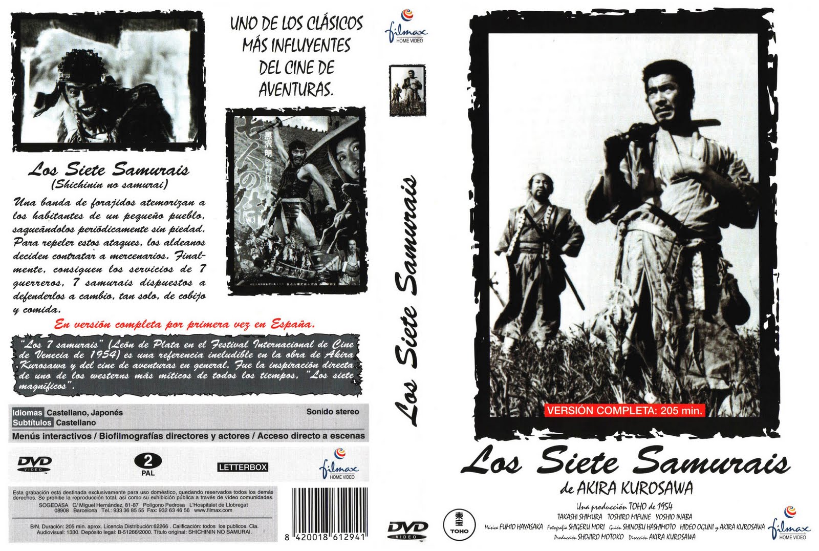 Los Siete Samurais 1954 Castellano Descargar Y Ver Online