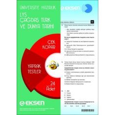 Eksen LYS Çağdaş Türk ve Dünya Tarihi Çek Kopar Yaprak Testler Eksen LYS Çağdaş Türk ve Dünya Tarihi Çek Kopar Yaprak Testler