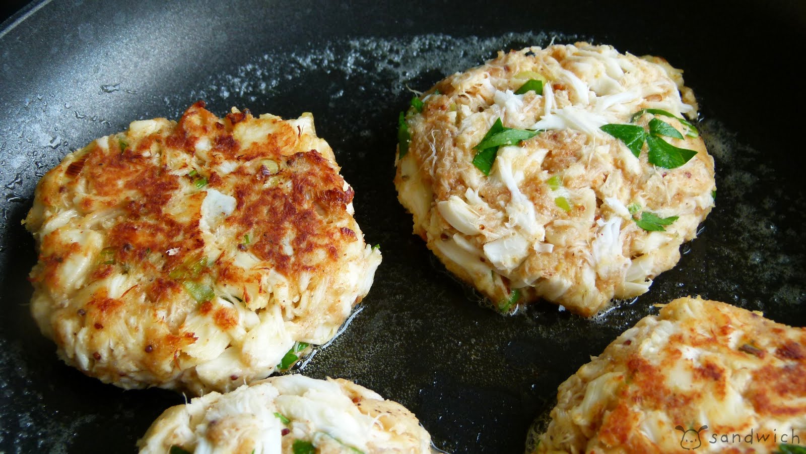 Oscar's Sandwich Halibut Croquettes with Basil & Roasted Red Pepper Sauce