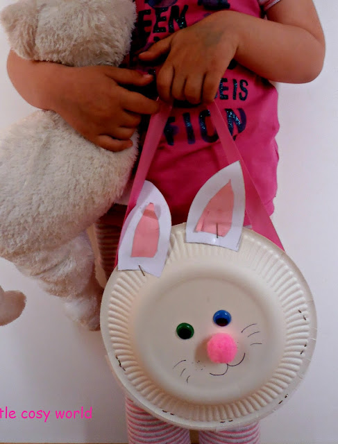 easter bunny πασχαλινό καλαθάκι