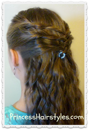 criss cross twists - hairstyle