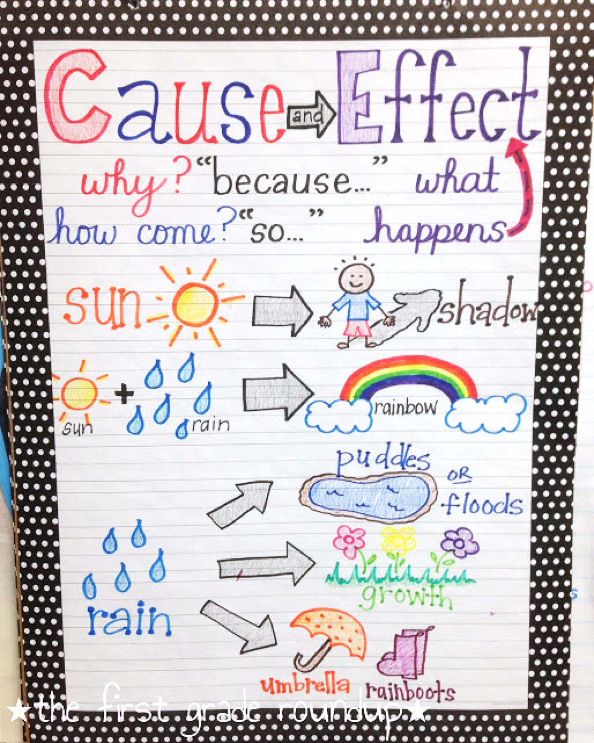 Anchor Chart For Cause And Effect