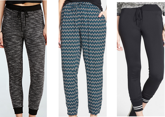 Knots and Ruffles: Jogger Pants: In or Out?