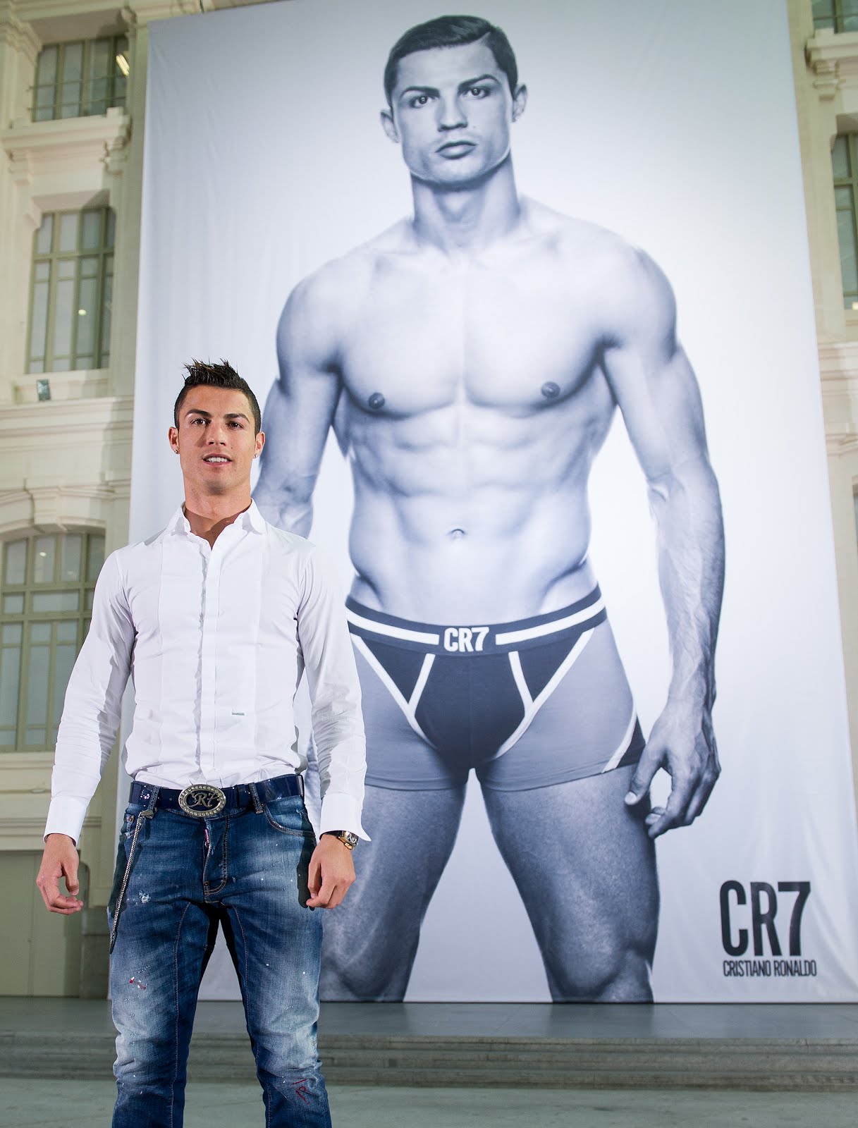 Fotos de Cristiano Ronaldo durante la presentación de su línea de ropa  interior - Noticias de Espectáculos - De Chismes
