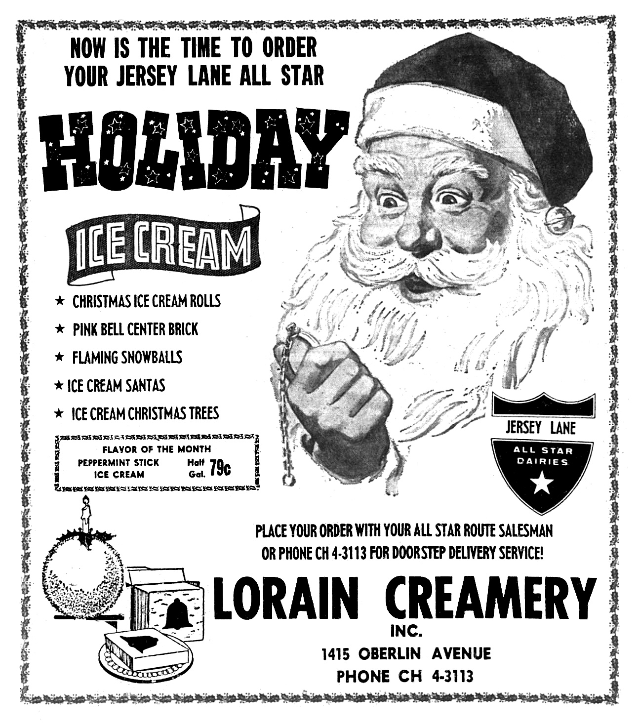 Lorain Creamery - published in the Lorain Journal - December 15, 1964