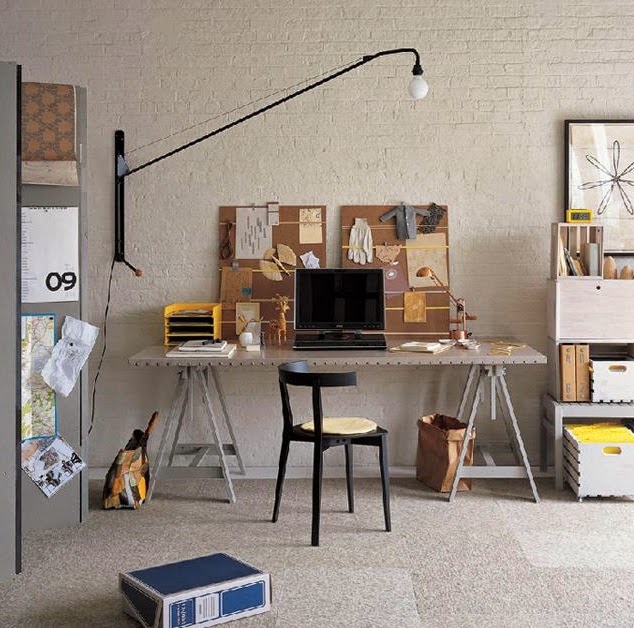 дневник дизайнера: Чертежный стол в интерьере домашнего офиса