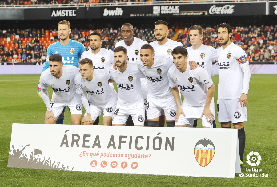 VALENCIA contra Villarreal 26/01/2019 Liga de 1ª División VALENCIA contra Villarreal 26/01/2019 Liga de 1ª División