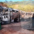 Incêndio: Ônibus reservas entram em operação às 14h; empresa deve recompor frota em março
