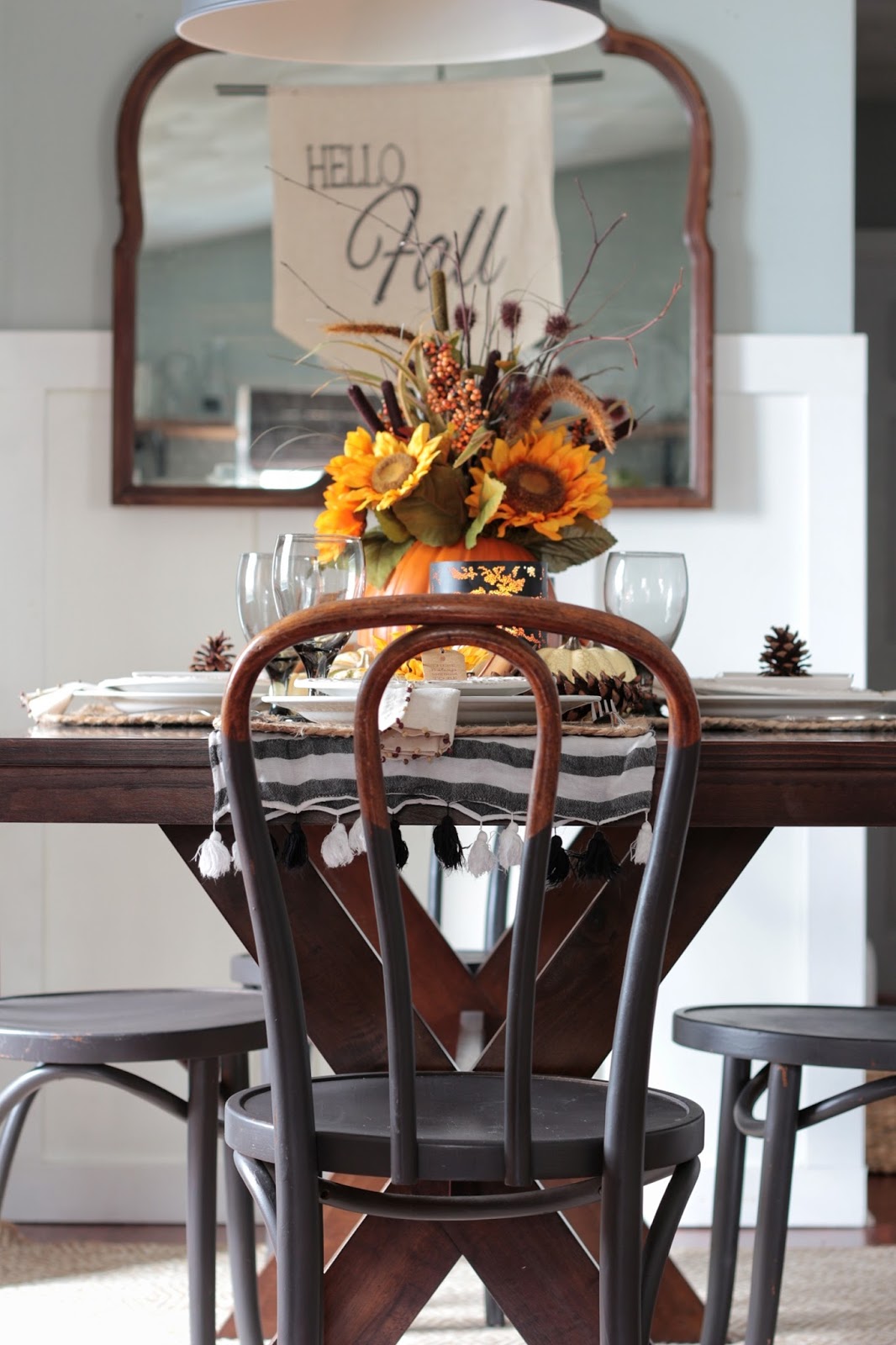 Sunflower Thanksgiving Centerpiece