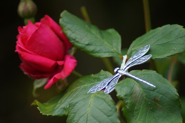 Dragonfly Pendant Lily Blanche jewellery