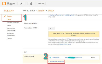Cara Mengganti Email Pemilik Blog Untuk Jual Blog Cara Mengganti Email Pemilik Blog Untuk Jual Blog