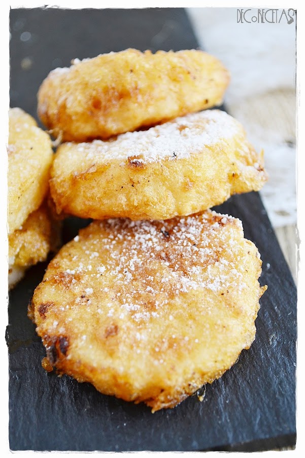 Leche frita de turrón